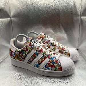Size 7 Adidas Superstar J Disney Mickey Mouse White men Lace-Up Shoes IG6857